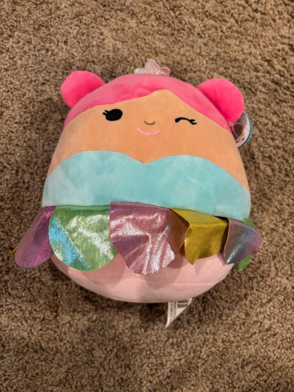 8 in NWT Squishmallow Esmina the Princess